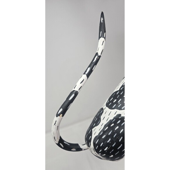 Oaxacan Painted Mexican Folk Art Dog Leather Collar Alebrije Wood By Juan 15x11" - Picture 9 of 16